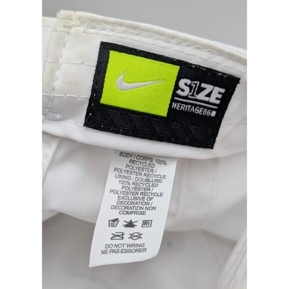 Nike Team USA White Heritage86 Hat Cap Strapback Soccer USMNT OSFM Olympics - Picture 5 of 5